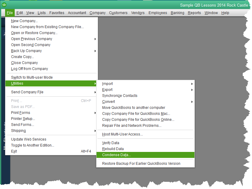 Copy Chart Of Accounts In Quickbooks To A New Company